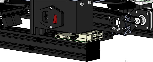 Minimal/Fast print Raspberry PI enclosure for Ender3 and variants by decoder