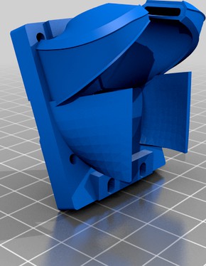 Dragon Hotend Fan Shroud - Single 40mm Fan by higorfelipe2