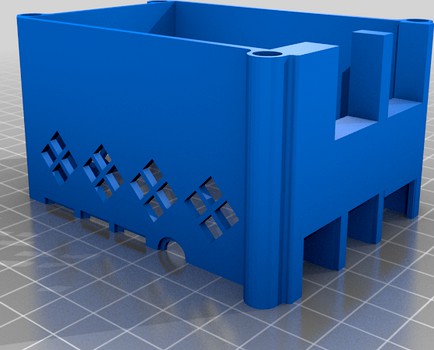 Raspberry Pi 4 Case ++ add on Boards  by itsego