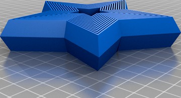 5-pointed Star Fractal Fidget by chuuckaduuck