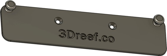 Neptune DOS Mounting plate by 3Dreefco