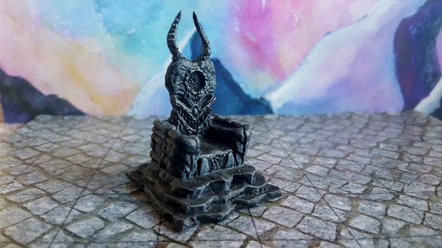 Possessed Stone Throne by Arctic-3D