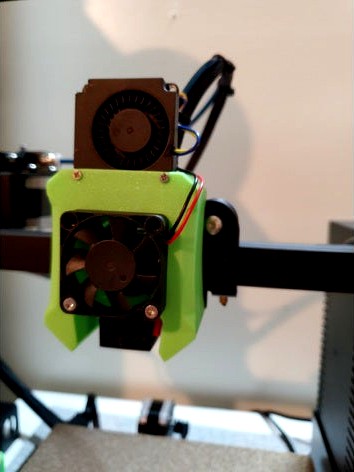 Elegoo Neptune 2: Fan Mount by Sparksaurus