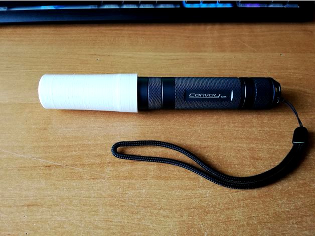 Diffuser for Convoy S21A flashlight by MetaFluX