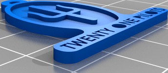 21 pilots - new logo keyring by D3DP_SamuelMazuy