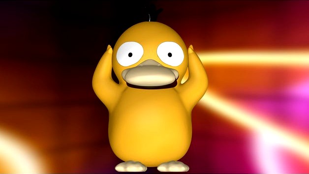 PSYDUCK FANART - FREE by rennanfellipe