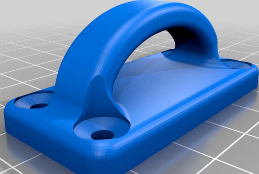 D Bracket, screw mountable by dankmaker