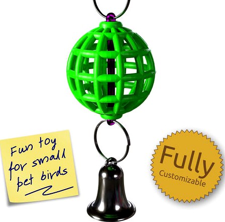 Fully Customizable Bird Toy by Code_and_Make