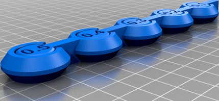 3d printer tolerance test by theokooznetsoff