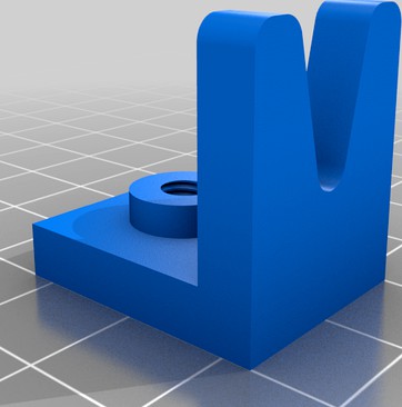 Duet3D PanelDue 7i angled Case Wall Mount by sbuerger