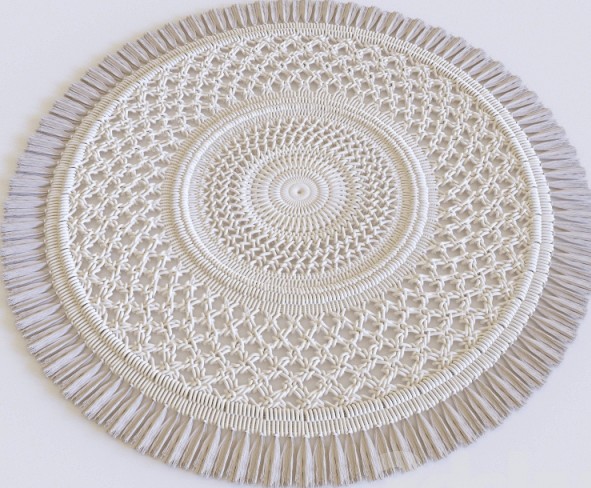 Carpet knitted