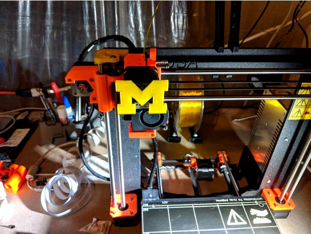 Extruder Indicator - Block M by TheSpoon
