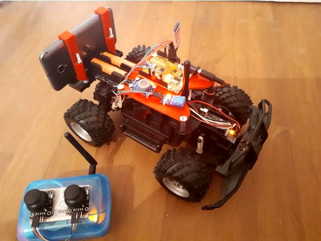 Phone mount and Arduino Mount plate by Yuris150