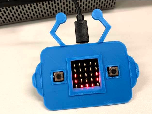 Microbit Robot Head by AlwaysComputing