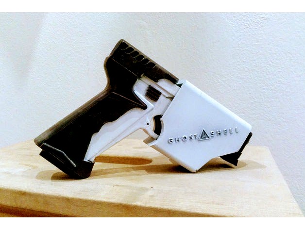 Upgrade of Thermoptic pistol from Ghost In The Shell by Milhause