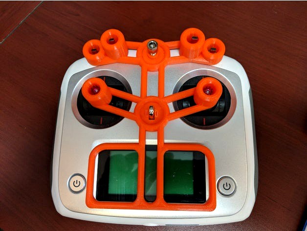 FlySky i6S Transmitter stick and switch protector by igalloway