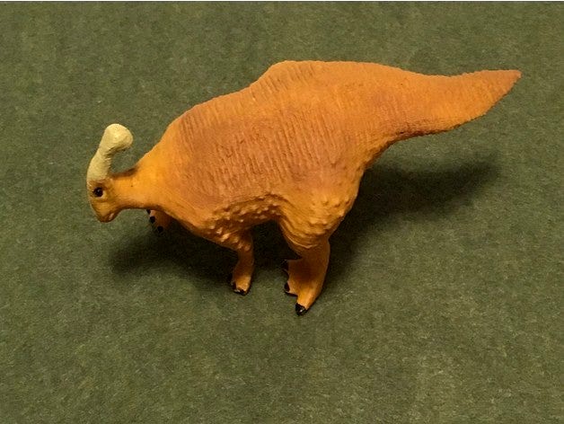 Parasaurolophus Miniature Dinosaur by melabam