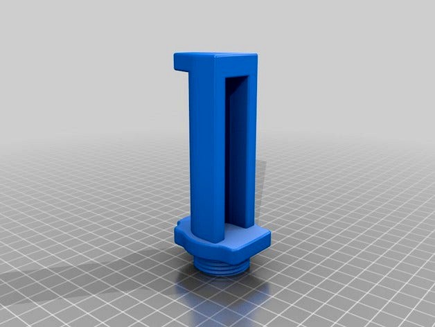 Extended Spool Holder for Monoprice Select v2 by Peter_Morrison