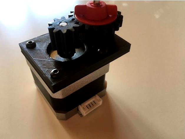 Fischertechnik stepper motor gear by lexodexo