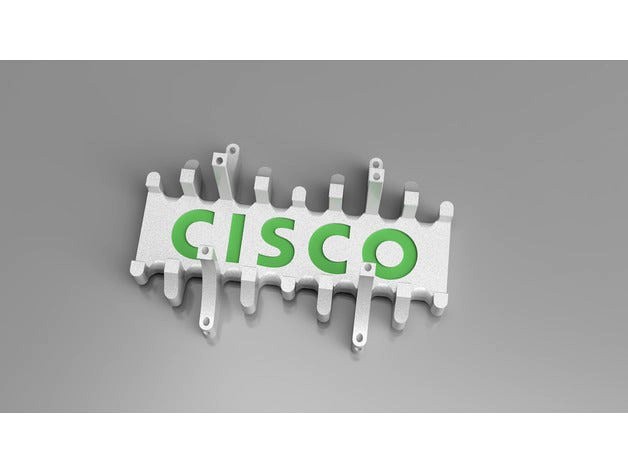 Vertical Stand for CISCO 800 Series Routers by primermecos