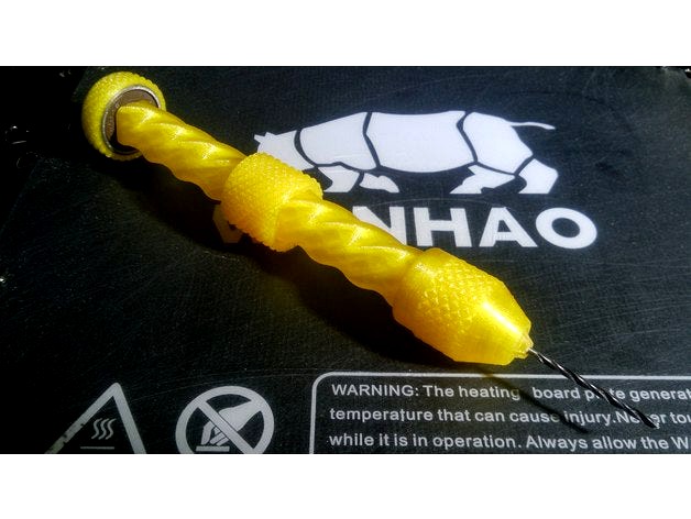 Push Drill with Removable Chuck by Sadhaka