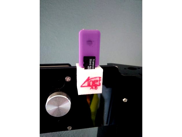 Anet A6 USB holder & MicroSd  with Logo Anet / Porta Usb y MicroSd by calisto