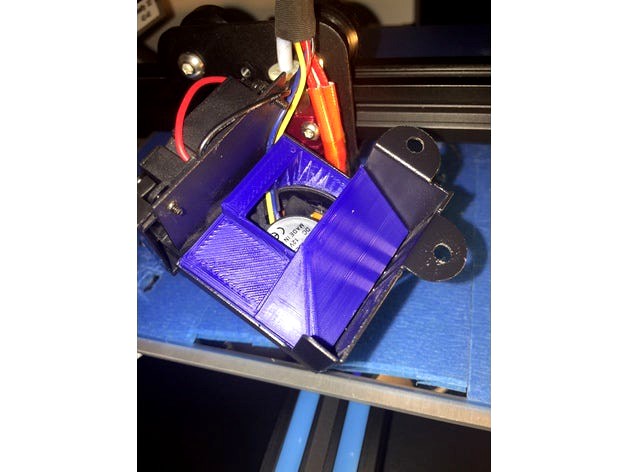 CR10 heatsink fan duct/shroud/support by serial_print3r