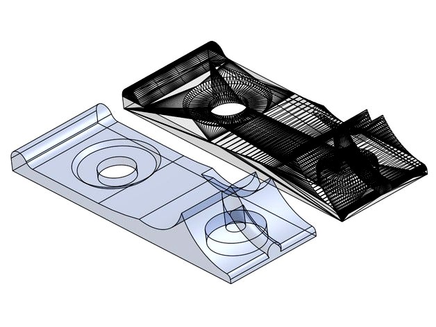 Anet Extruder Filament Guide CAD remix by yclee126