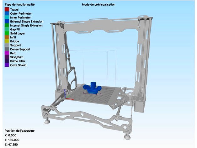 HelloBeePrusa printer for Simplify3D Machine by Special_Fx