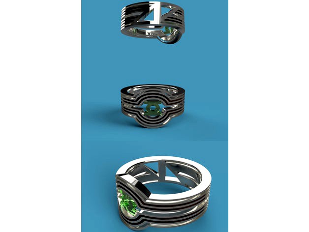 Green Lantern ring  by coolfooly