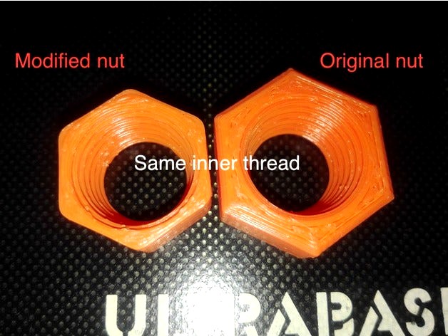 V2.5 nut 8 from Self-centering tapered-thread Z-axis coupling [v2] by loco - to fit on Anycubic i3 MEGA by i3mega