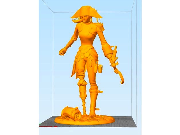 Borderlands Captain Scarlet  by uziblaster392