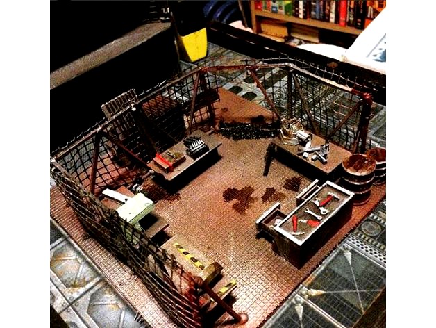 28mm Scale Machine Shop by ToySoldiersWarscapes