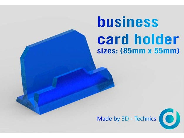 Business Card Holder by 3D-Technics