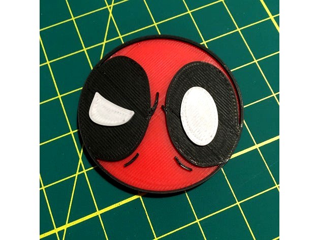 Deadpool Emoji Coin by nerdyviews