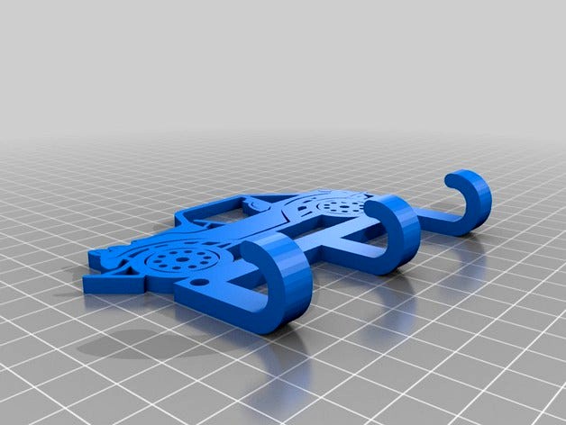 VW Beach Buggy Key Rack by LunaTinkerThinker