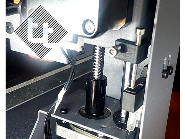Adjustable Z end stop - CCT / Wanhao Di3 Plus / Monoprice Maker Select by TeachingTech