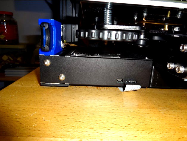 Ender 3 - Micro SD to SD Card Holder by DrStreet