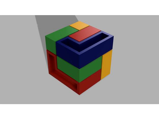 Simple Puzzle Cube by Phranknstein