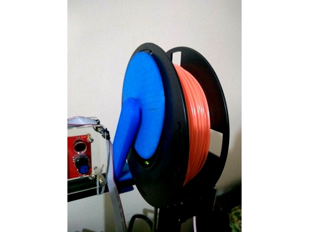 Filament spool holder for Tevo Tarantula by ViniciusRuiz
