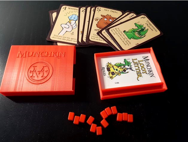 Card Game Box - Munchkin Loot Letter by R4ppit