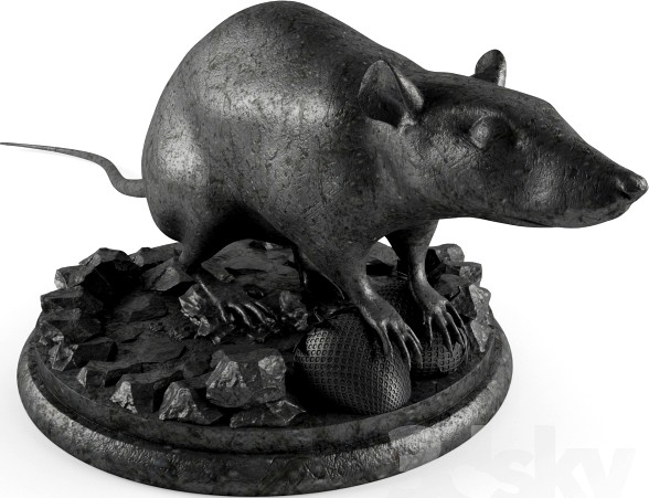 Cast iron rat