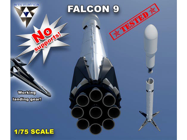 Falcon 9 Model by AntsinAfrica