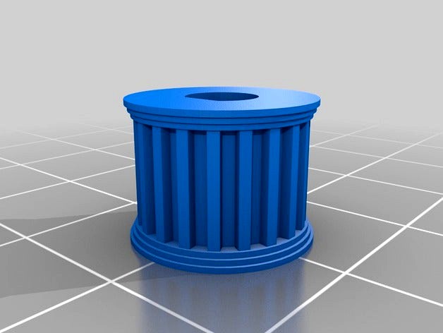 GT2 20T Press on Belt Pulley by badjob