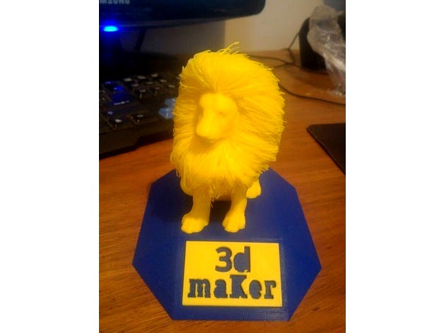 Hairy lion stand by brunovelasco