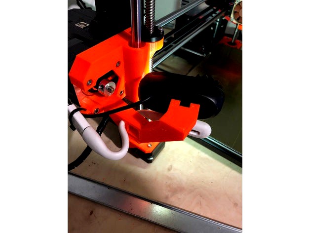 camera mount Prusa mk3 for Logitech C230 with and without hole for light by fritte2000