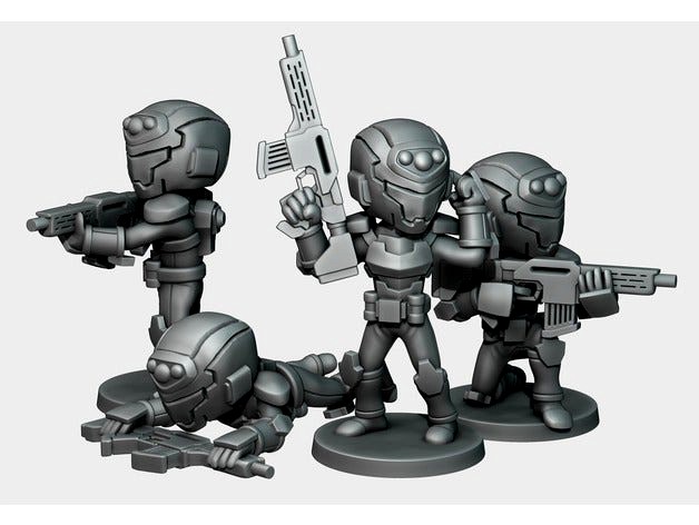 SolForce Marines Squad by kerberosproductions