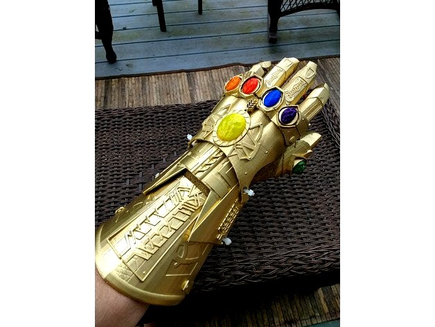 Infinity Gauntlet from Infinity War by Zarlor