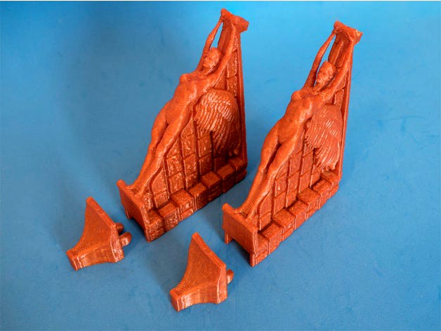 Decorative Corbels for single track slot by AndresMF