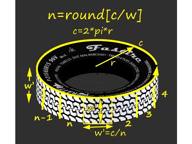 How To Model a Tire for 3D Printing in Blender by ricswika